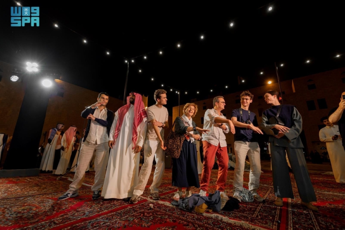 The Theater and Performing Arts Commission concludes the “Al-Samer and Al-Muhawara” event.