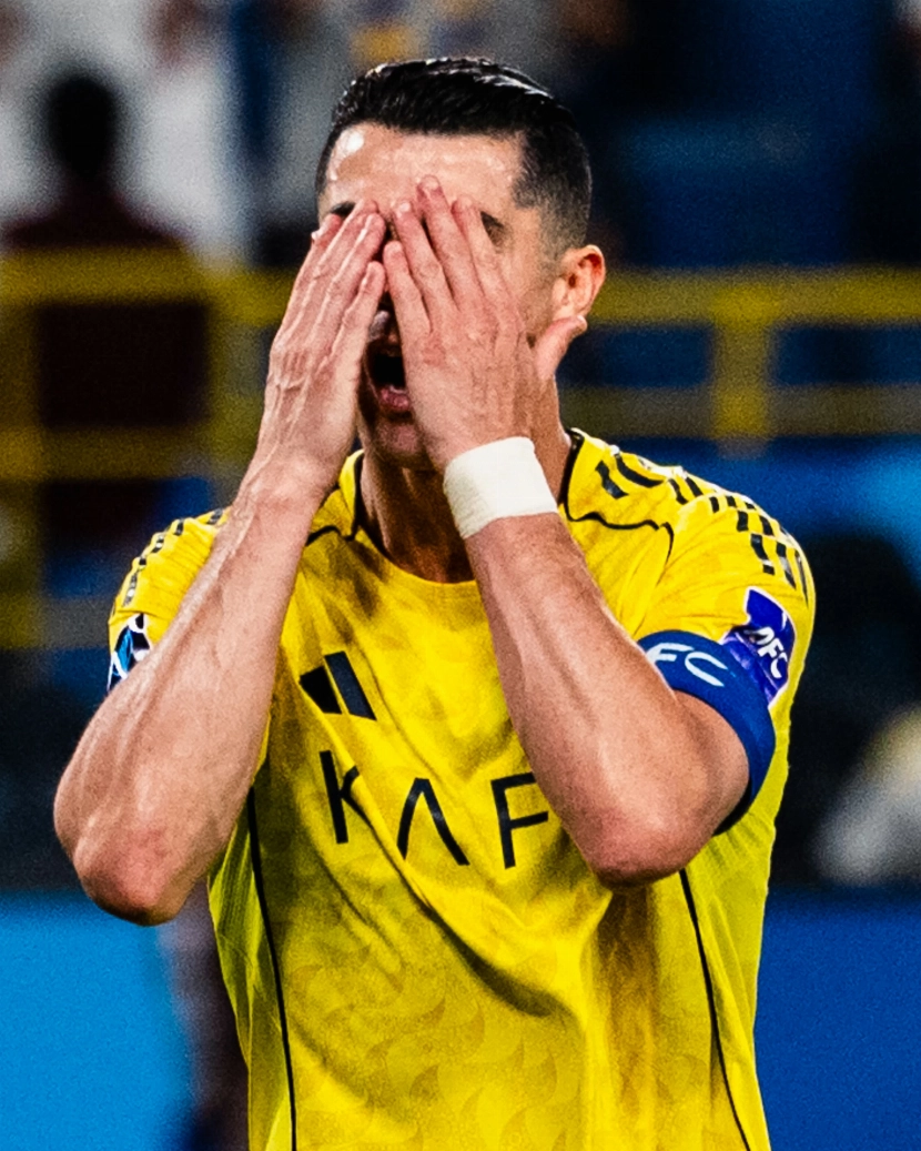 Ronaldo refused to accept his Asian medal.