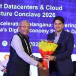 ASSOCHAM Secretary General Saurabh Sanyal welcoming Commissioner/Director of Industries Nikhil Chakravarthi J at a conference the industry body organised in Hyderabad on Thursday. | Photo Credit: Arrangement
