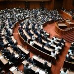 The House of Councillors plenary session passes into law, by majority vote, a bill to establish a "national intelligence council," at the Diet in Tokyo on May 27, 2026. (Mainichi/Akihiro Hirata)