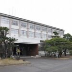 This photo shows Awa High School in the city of Tateyama, Chiba Prefecture, March 25, 2026. (Mainichi/Yuta Hiratsuka)