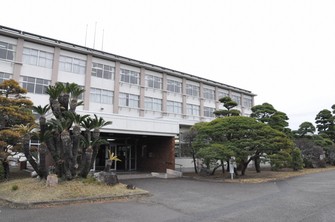 This photo shows Awa High School in the city of Tateyama, Chiba Prefecture, March 25, 2026. (Mainichi/Yuta Hiratsuka)