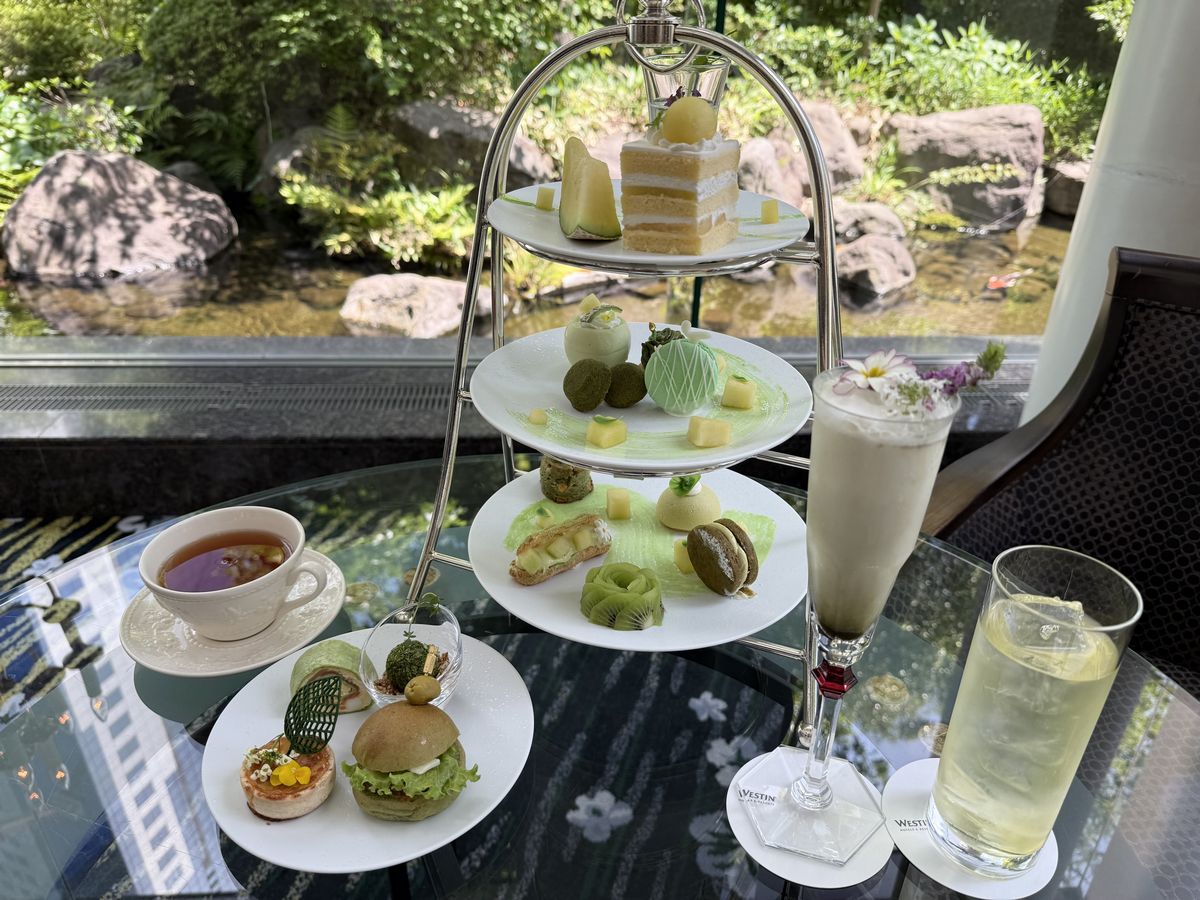 Melon and Green Afternoon Tea