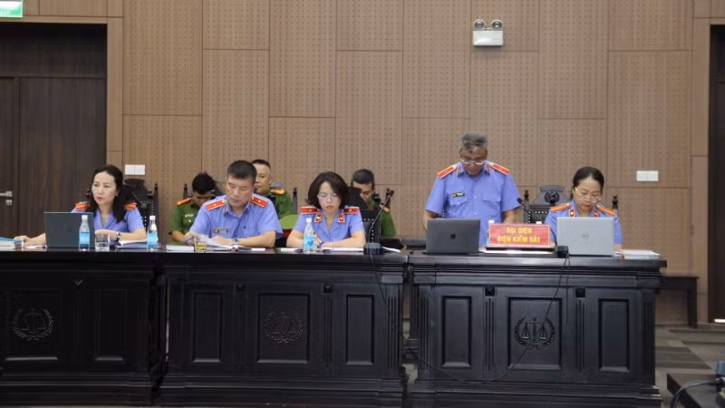 Prosecutor's representative at the trial.