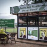 A kiosk selling books displays copies of a book written by Ethiopian Prime Minister Abiy Ahmed and published in 2019, in Jimma on May 27, 2026 ahead of Ethiopia’s general elections scheduled for June 1, 2026. (Photo by Marco Simoncelli / AFP)