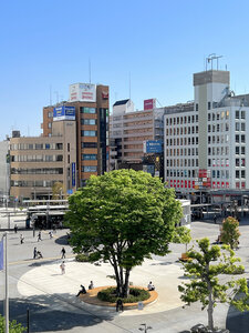 3月に完成した調布駅前広場=2026年4月16日、東京都調布市提供