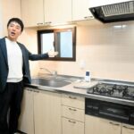 報道陣に公開されたアフォーダブル住宅の一つ。空き家を改修した戸建てだ=2026年5月28日、東京都江戸川区、松尾葉奈撮影