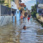 Banjir di Dayeuhkolot Kabupaten Bandung. Foto: Yuga Hassani/detikJabar