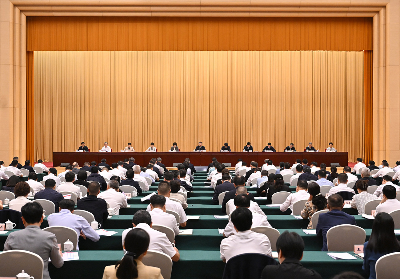 ▲5月19日上午，全市区县、乡镇领导班子换届工作会议召开。记者 刘力 摄/视觉重庆