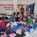 Foto: Foto: Penyembelihan hewan kurban di Sekretariat DPD Gerindra Sumut di Medan (Dok. Gerindra Sumut)