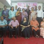 वीणा वादिनी साहित्यिक समिति द्वारा आयोजित कार्यक्रम का दृश्य।