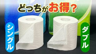 Toilet paper: Single vs. Double - which is cheaper? Big differences in market share nationwide; some regions have over 80% double-ply users
