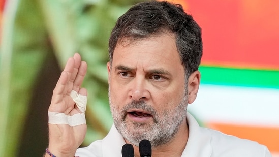 Rahul Gandhi asked for the education minister to be sacked over the NEET leak issue. (PTI)