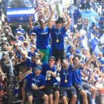 Euforia Persib Bandung dan Bobotoh saat merayakan Juara BRI Super League di Kota Bandung, Minggu (24/5/2026). Foto : Taofik Achmad Hidayat/Radar Bandung.