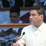 Senator Juan Miguel Zubiri during the Senate plenary session on Monday, May 25, 2026. (Screengrab from Senate livestream)