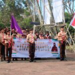 Anggota gerakan Pramuka saat mengikuti kegiatan hari jadi Pramuka beberapa waktu lalu. Foto Dok Pramuka KBB