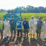 PT PLN IP UBP Saguling bersama stakeholder terkait membersihkan eceng gondok di Waduk Saguling tepatnya di Desa Karangtanjung, Kecamatan Cililin, Kabupaten Bandung Barat