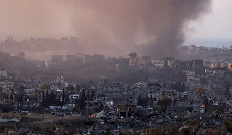 Israeli army attacked, Hamas hideouts in Gaza destroyed.