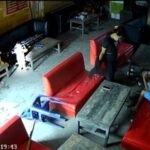 Tangkapan layar rekaman CCTV yang telah diserahkan pihak Lapo Oppu Ratus kepada Polres Samosir sebagai bagian dari proses penyelidikan terkait meninggalnya Diana Hutahaean di Pangururan, Kabupaten Samosir. (tangkapan layar video.)