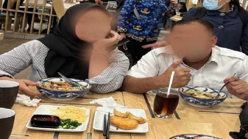 Oknum Kaprodi S3 UIN Sumut (kanan) dilaporkan ke Polrestabes Medan dalam kasus dugaan KDRT. (istimewa)