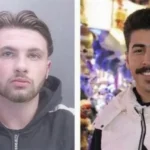 الطالب السعودي محمد القاسم (يميناً)، والمتهم بقتله تشاز كوريغان (يساراً).