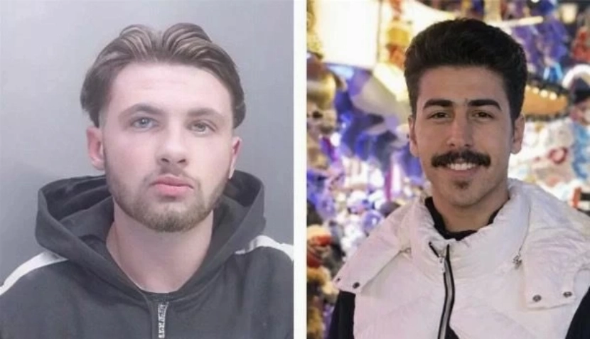 الطالب السعودي محمد القاسم (يميناً)، والمتهم بقتله تشاز كوريغان (يساراً).