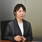 Yui Fujiwara, who handles human resources and public relations at Rohto Pharmaceutical Co., is pictured in Tokyo's Minato Ward, May 14, 2026. (Mainichi/Yuko Shimada)