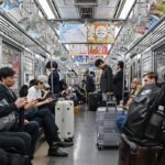 People ride on the Tokyo Metro underground system in central Tokyo on October 21, 2024. Richard A. Brooks/ AFP