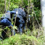 ＩＴ関連会社代表が逮捕された死体遺棄事件で、遺体を捜索する警視庁捜査員ら=2026年4月18日午後1時28分、神奈川県相模原市、平川仁撮影