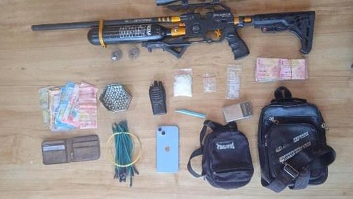 Foto: Barang bukti yang disita petugas kepolisian. (dok. Polres Pelabuhan Belawan)