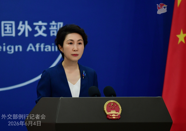 外交部发言人毛宁。薛伟 摄