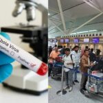 हैदराबाद एयरपोर्ट पर स्वास्थ्य जांच और निगरानी का प्रतीकात्मक दृश्य