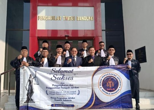 Chief Judge of the Bandung High Court: DePA-RI Advocates Must Be Honest and Professional