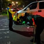 Kecelakaan Vespa Vs Mobil di Bandung (Foto: Istimewa)