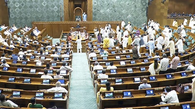 Before the TMC rebellion, the NDA's effective strength in the Lok Sabha stood at around 342 MPs.(File photo)