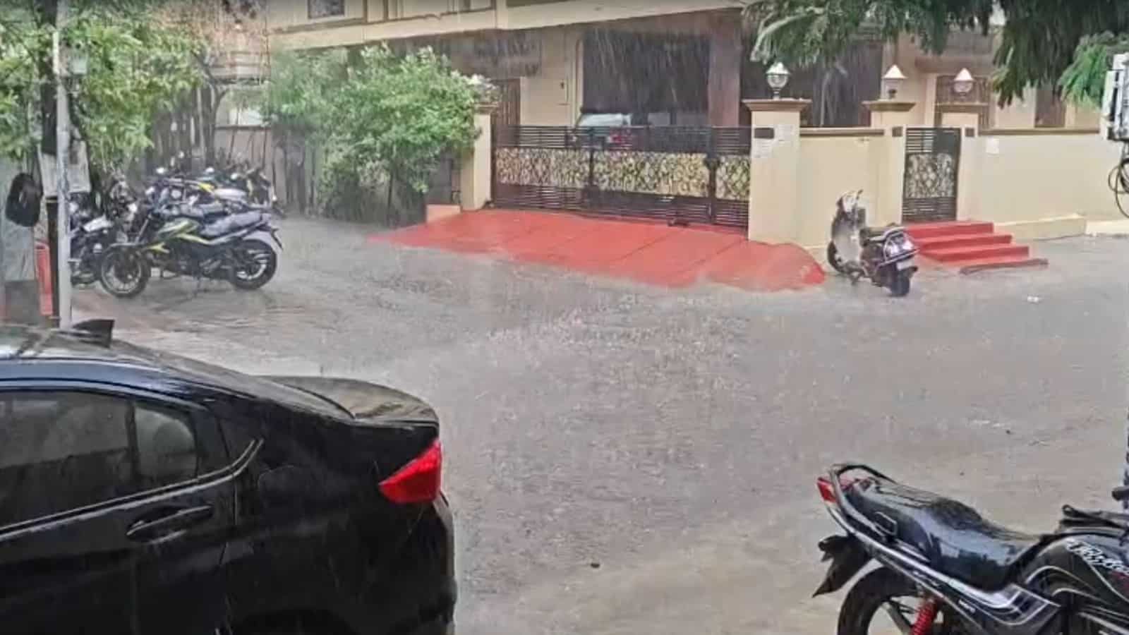 Rain in Hyderabad