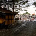 Sampah di Pasar Ciwastra Bandung. (Foto: Wisma Putra/detikJabar)