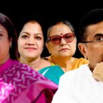 দিল্লিতে শতাব্দী রায়ের বাড়িতে শুভেন্দু অধিকারী।