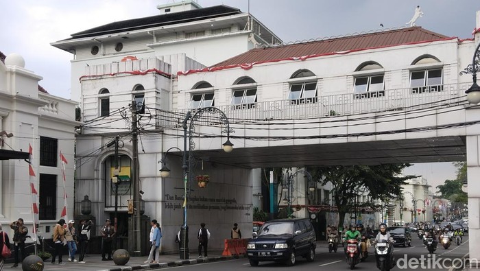 Jalan Asia Afrika Kota Bandung (Foto: Rifat Alhamidi/detikJabar)
