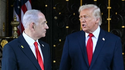 Israeli PM Benjamin Netanyahu and US President Donald Trump. (AFP file)