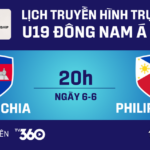 Lịch trực tiếp U19 Đông Nam Á ngày 6-6: Campuchia đấu Philippines - Đồ họa: AN BÌNH